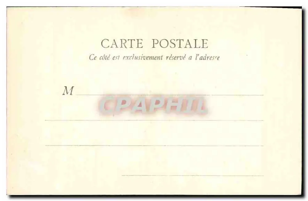 Paris – Hotel de Ville – B. F. Paris, n° 47 - Verso