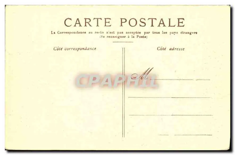 Paris — O Pont Alexandre III. — Editora não identificada - Verso