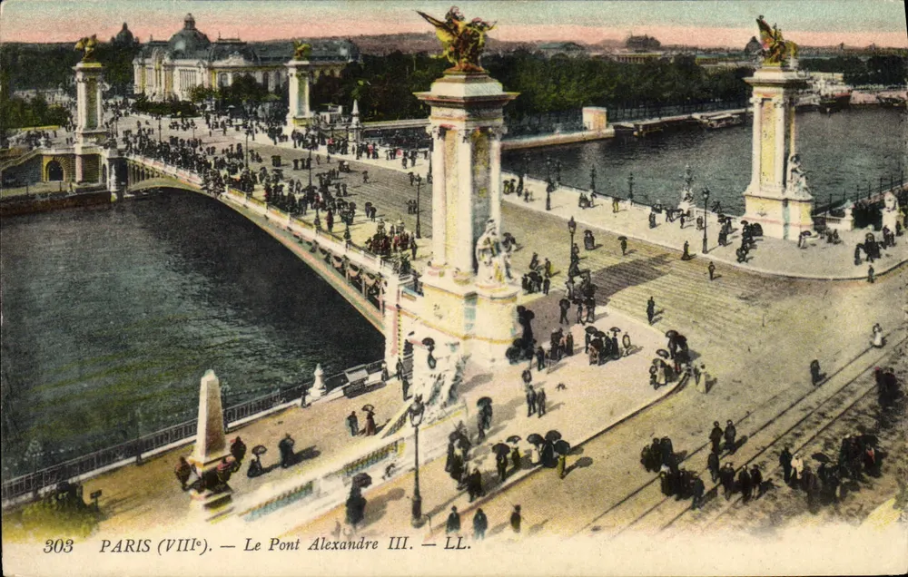 Paris (VIIIe) — O Ponte Alexandre III — LL. — n° 303 - Frente