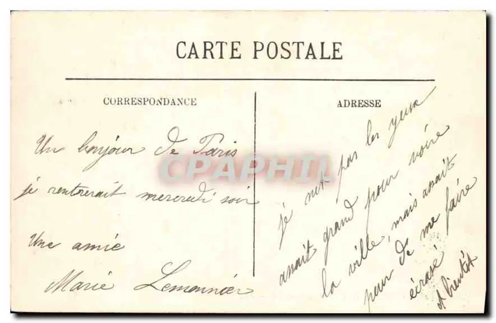 Paris (VIIIe) — O Ponte Alexandre III — LL. — n° 303 - Verso