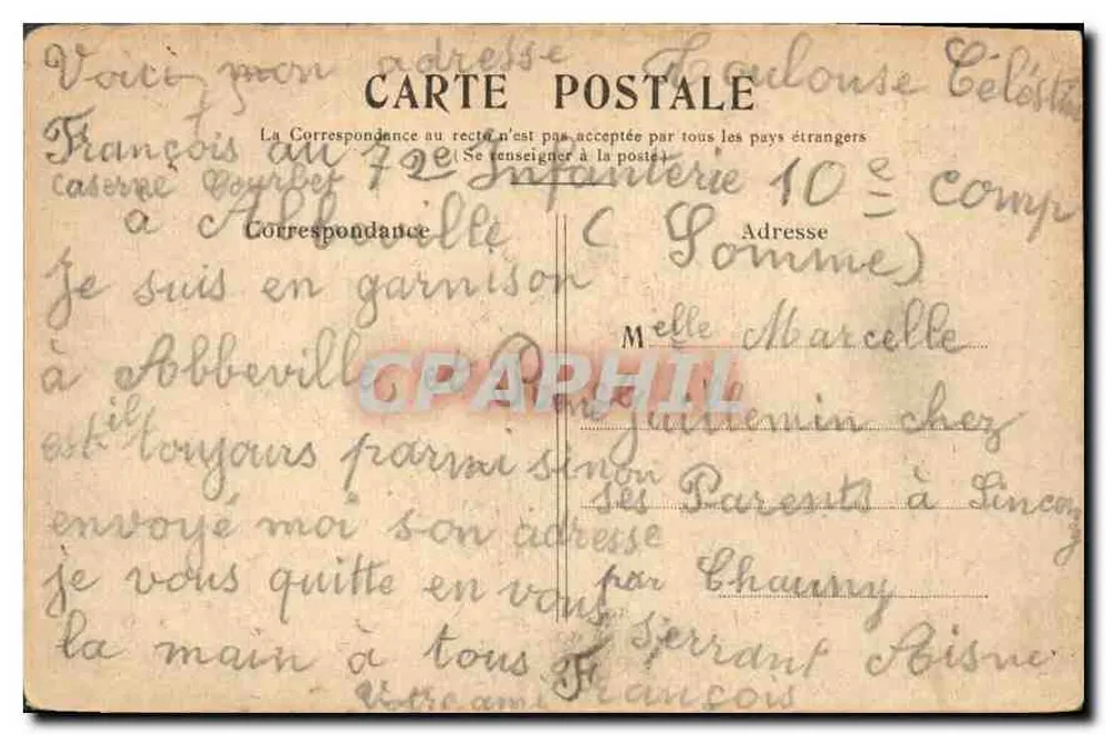 Paris — O Trocadéro — Editor não identificado, número de série não visível - Verso