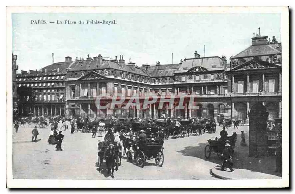 Parigi — La Piazza del Palazzo Reale — J.C. Paris - Recto