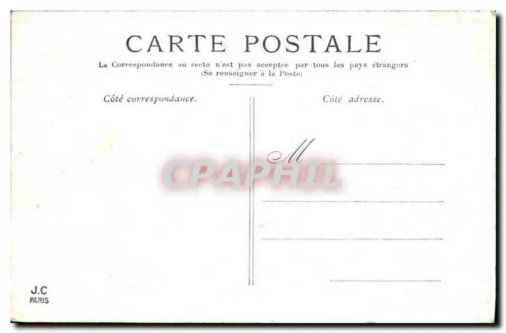 Parigi — La Piazza del Palazzo Reale — J.C. Paris - Verso