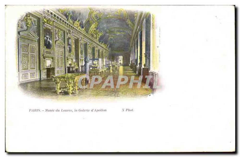 Paris - Louvre-Museum, die Galerie Apollon — X Phot. - Vorderseite