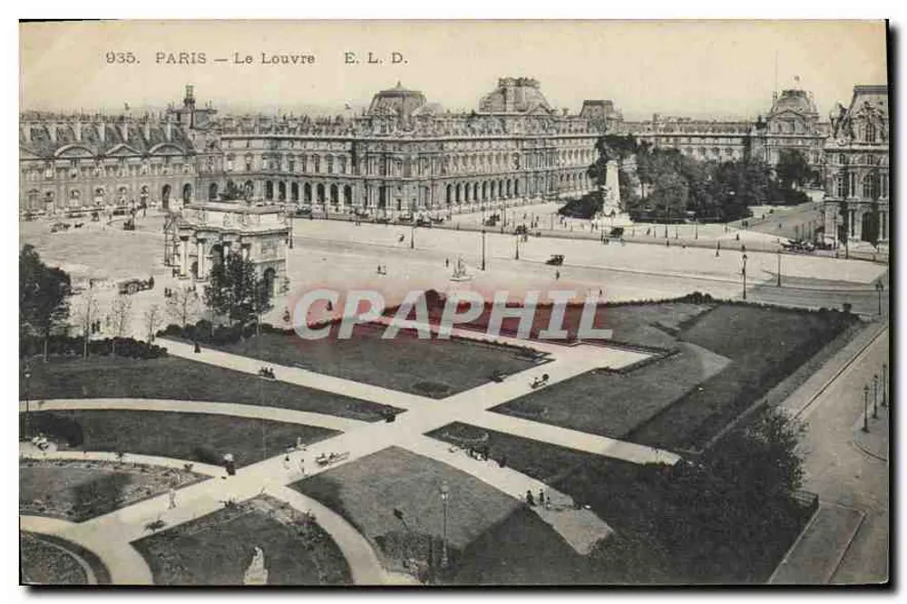 Paris — O Louvre — E. L. D. - Frente