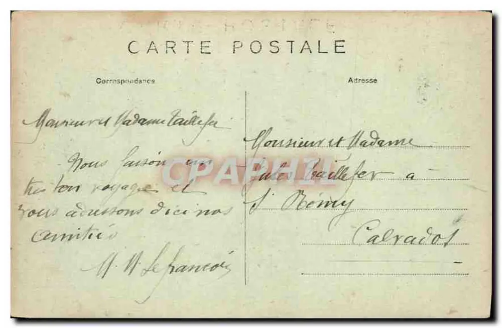 PARIS — Das Palais und der Garten des Luxembourg — A.P. — n° 235 - Rückseite