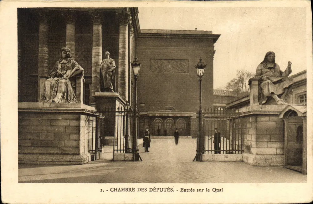 Chambre des Députés - Eingang am Quai — Edition Pepper - Vorderseite