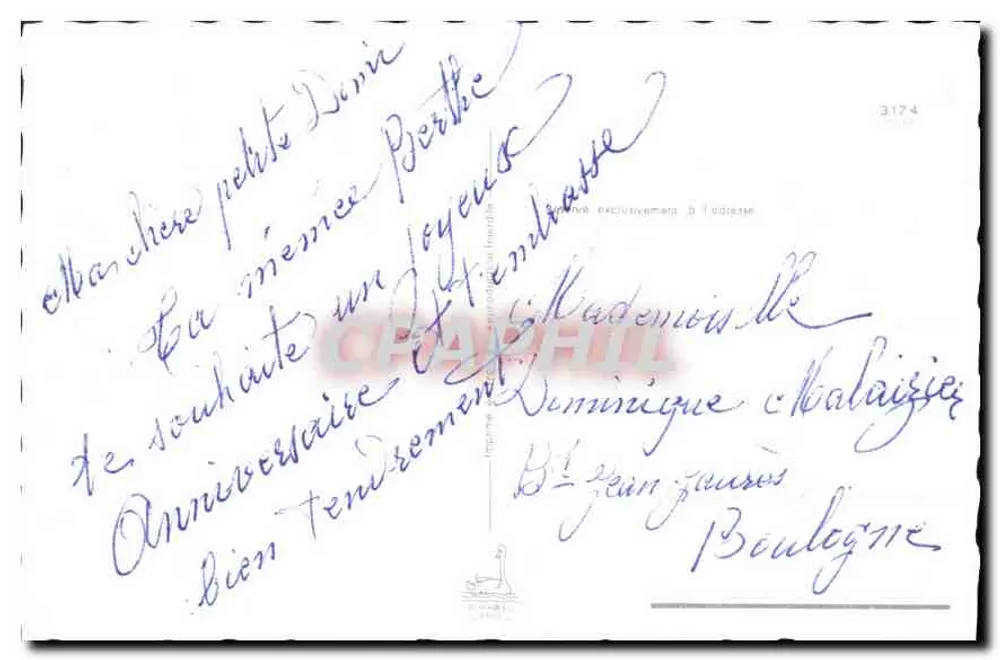 Arranjo de rosas vermelhas e amarelas — Feliz Aniversário — editor não visível - Verso