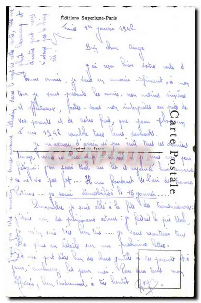खुश छोटी लड़की — बालों के साथ खेलती — एडिशन सुपरलक्स-पेरिस - पीछे
