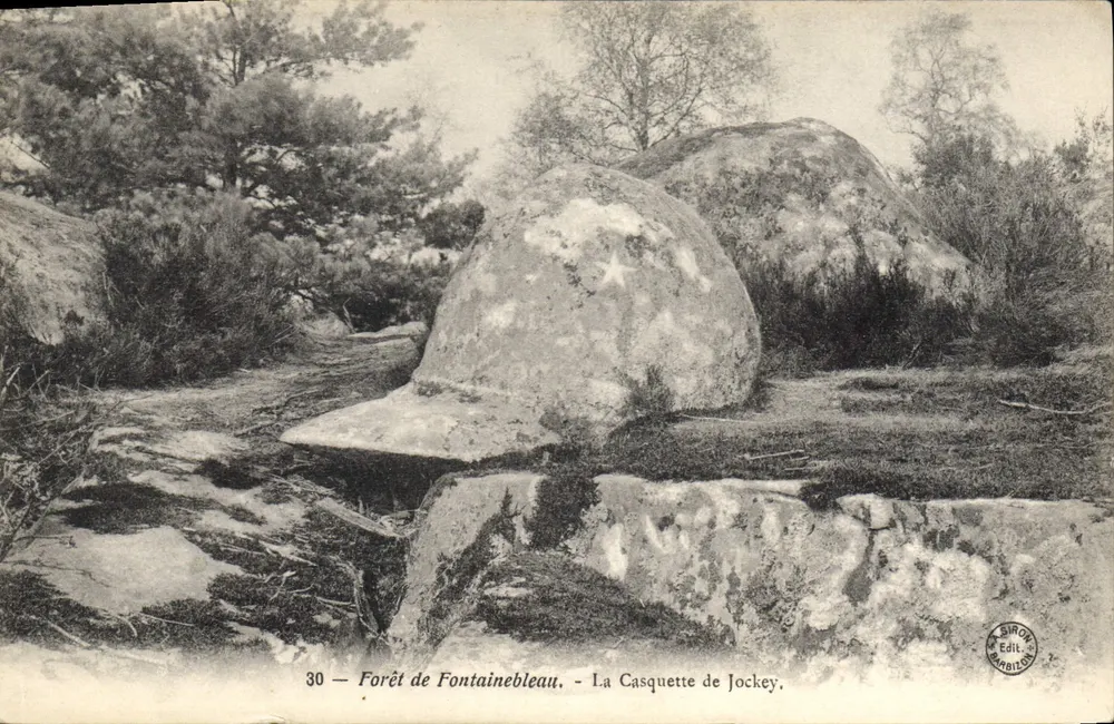 Wald von Fontainebleau — Der Jockey-Hut — SIRON Edit. n°30 - Vorderseite