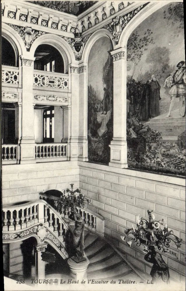 Tours — Le Haut de l'Escalier du Théâtre — LL - Vorderseite