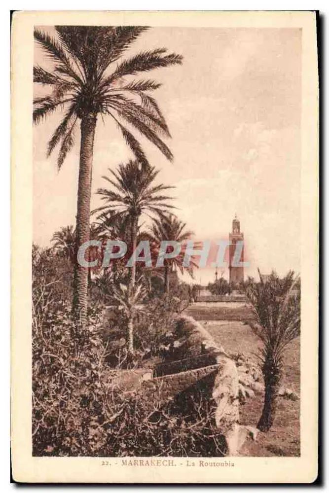 Marrakech - A Routoubia — n° 22 - Frente