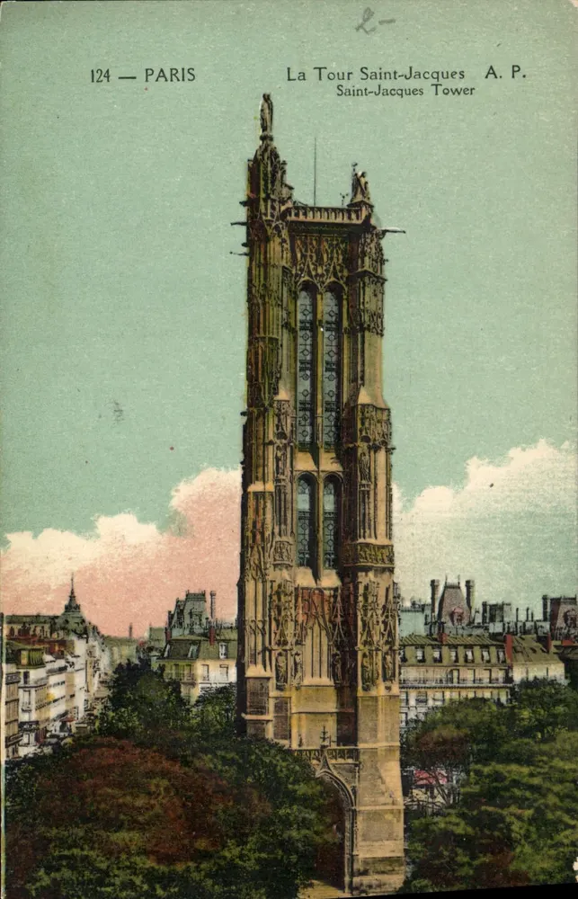 Torre Saint-Jacques — Paris — A. P. (editora) - Frente