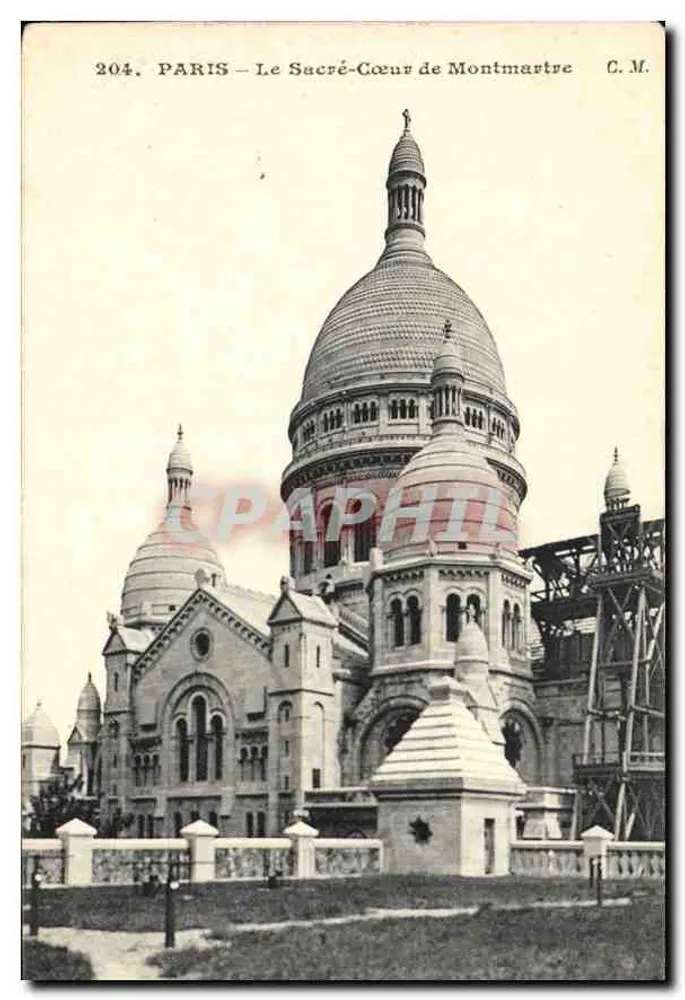 Paris – Der Sacré-Cœur von Montmartre — C.M. n°204 - Vorderseite