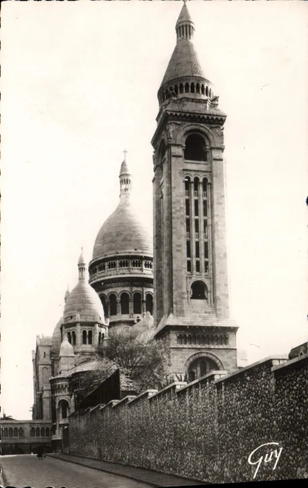 Basilika des Heiligen Herzens von Montmartre — Der Glockenturm — Verleger André Lecante, n° 3.117 - Vorderseite