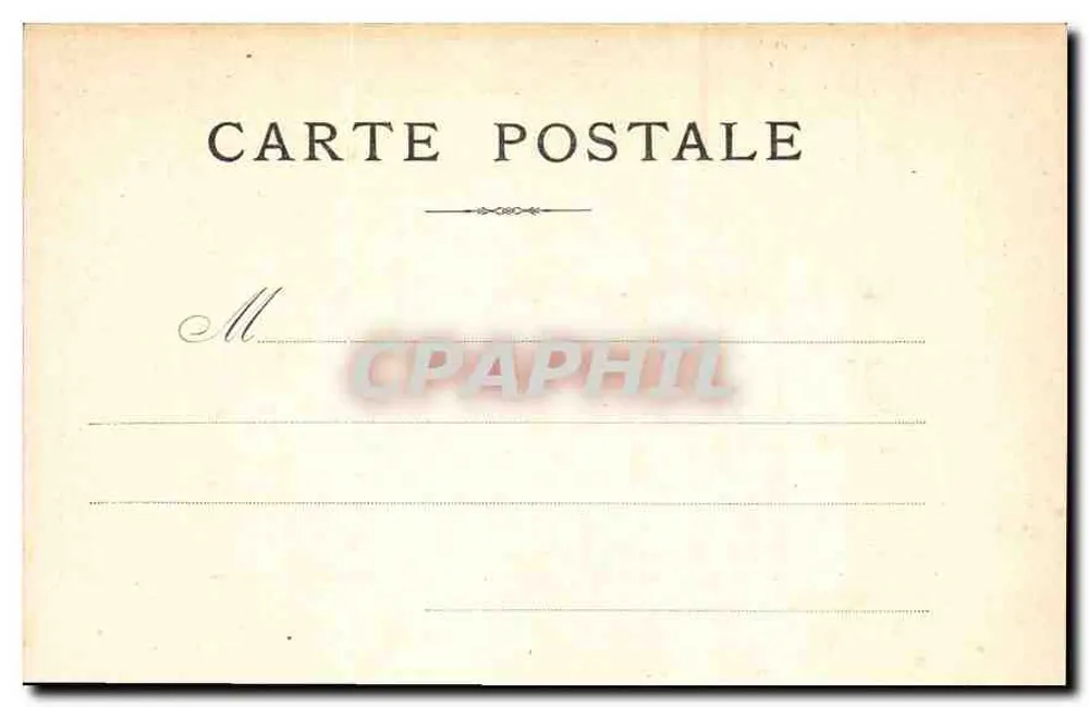 Paris — O Pequeno Palácio — editor Girault, número de série não visível - Verso