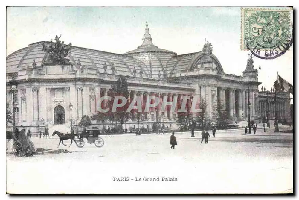PARIS - O Grande Palácio — vista arquitetônica — editor não visível - Frente