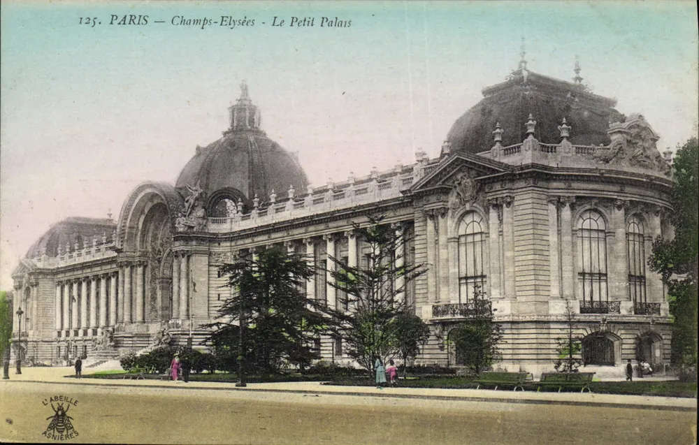 PARIS — Champs-Élysées — O Pequeno Palácio — L'abeille, Asnières, n°125 - Frente