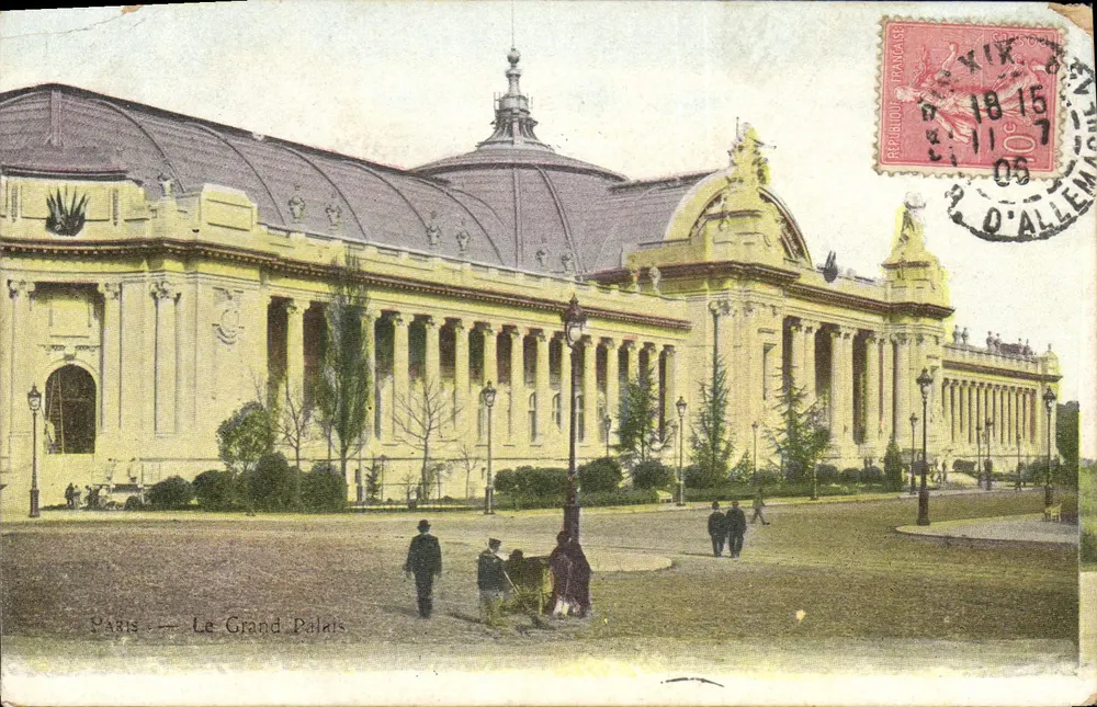Paris — O Grande Palácio — editor não visível - Frente