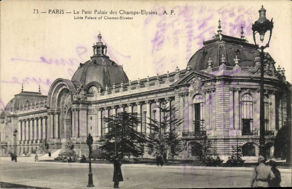 Paris — O Pequeno Palácio dos Campos-Élisée — A.P. 73 - Frente