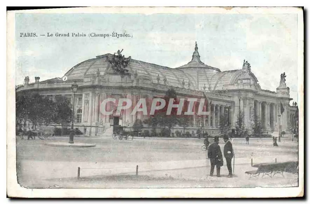 PARIS — O Grand Palais (Champs-Élysées) — sem editor ou número visível - Frente