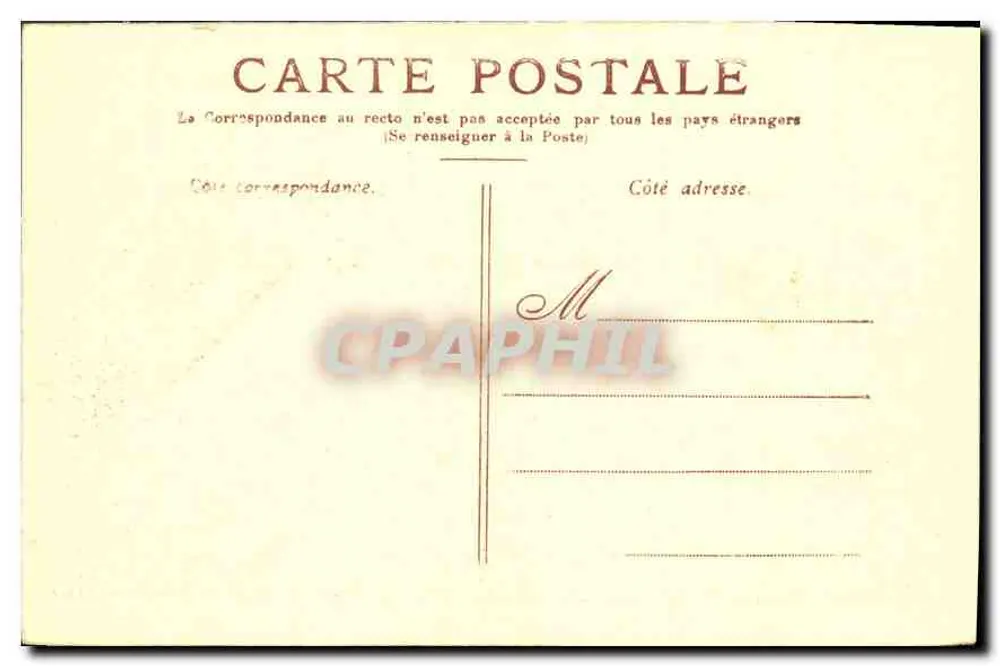 Paryż — Mały Pałac, Champs-Élysées — wydawca nieznany, nr seryjny 502 - Rewers