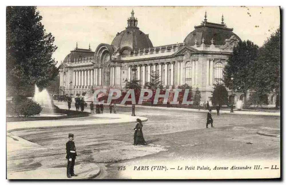 Paris (VIIIe) — Der Petit Palais, Avenue Alexandre III — LL. N° 975 - Vorderseite