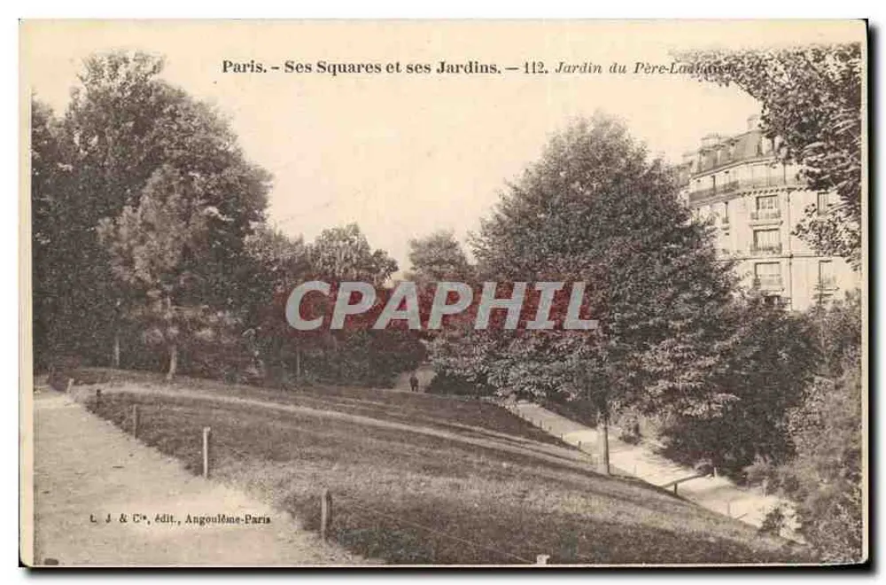 Paris - Seine Plätze und Gärten — 112. Garten des Père-Lachaise - Vorderseite