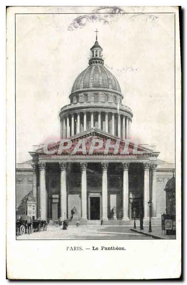 PARIS — O Panteão — CPAPHIL - Frente