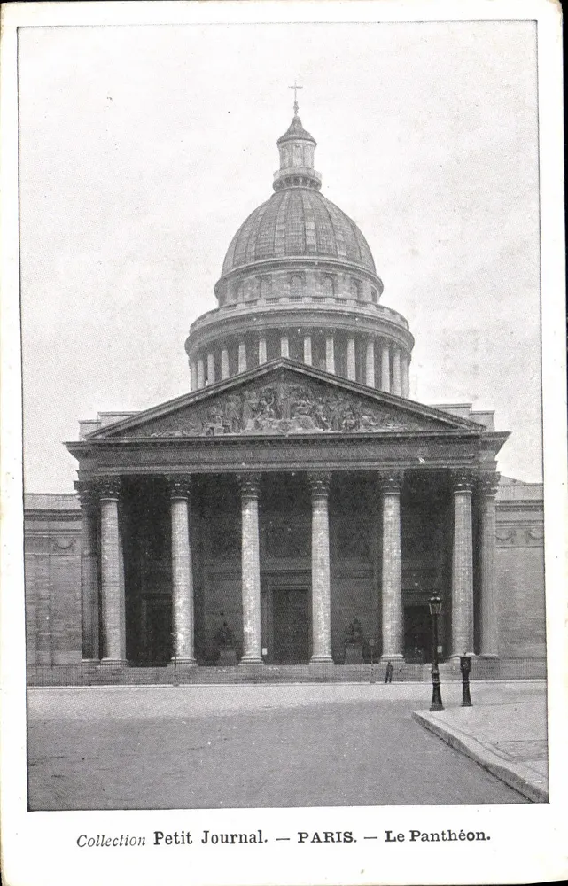 Paris — A Vista do Panthéon — Coleção Petit Journal - Frente
