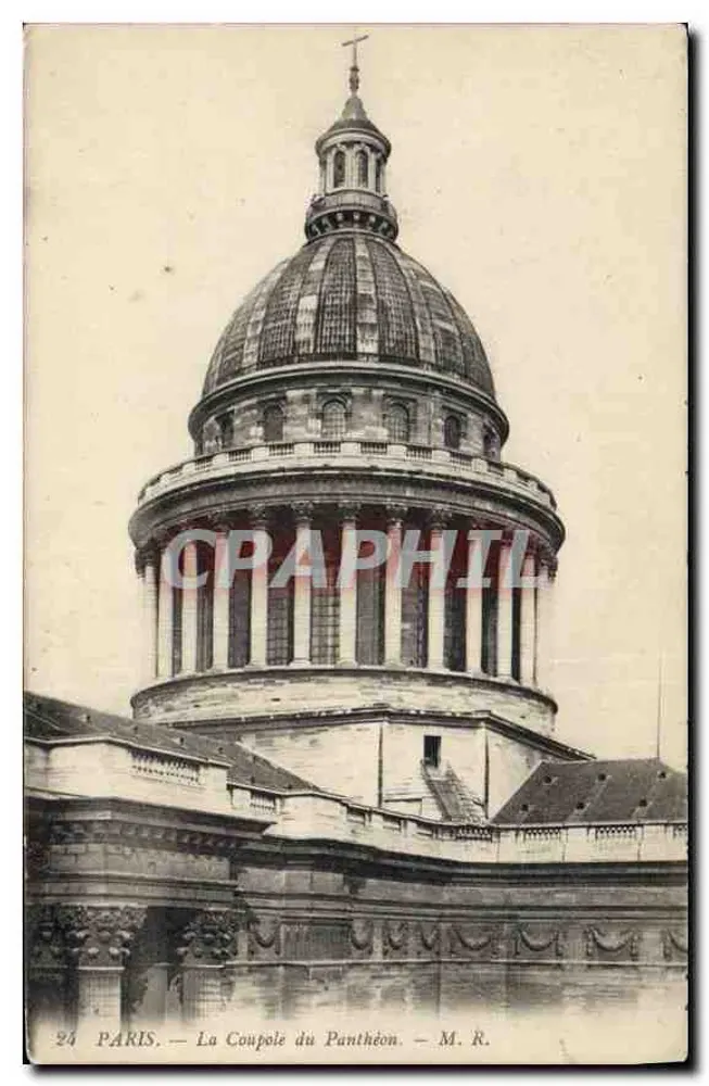 Paris — A cúpula do Panteão — M. R. - Frente