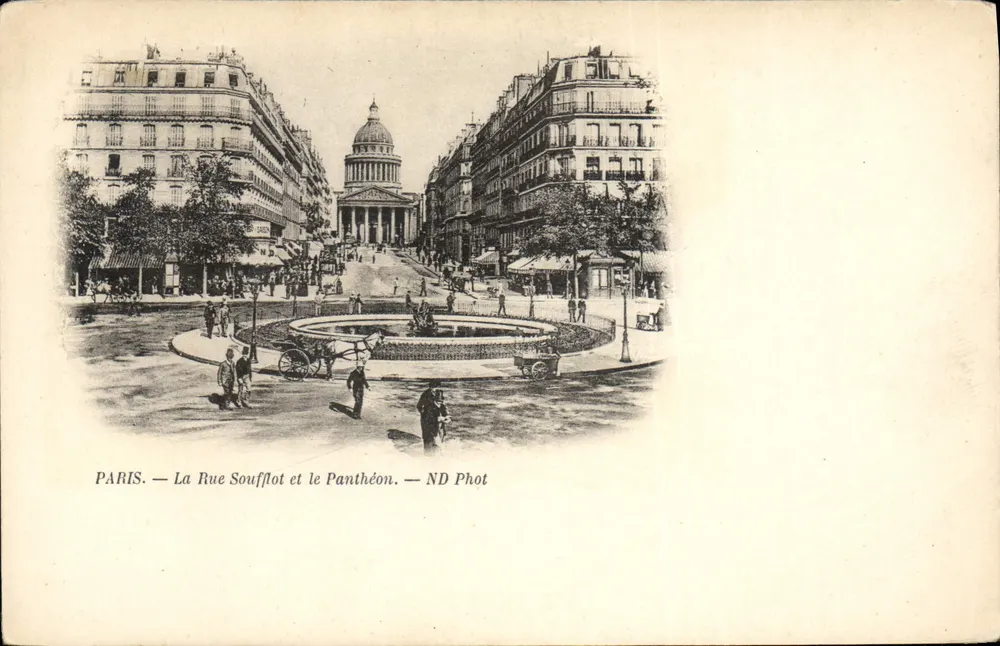 Paris — La Rue Soufflot et le Panthéon — ND Phot - Vorderseite