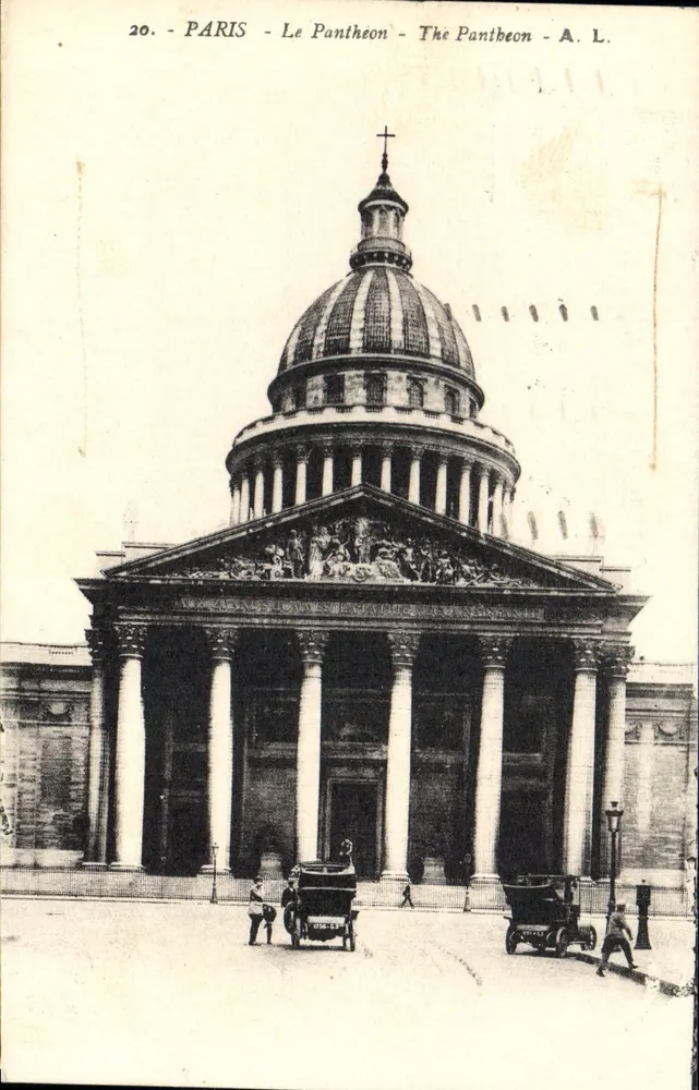PARIS - O Panteão - Thé Panteão - A. L. - Frente