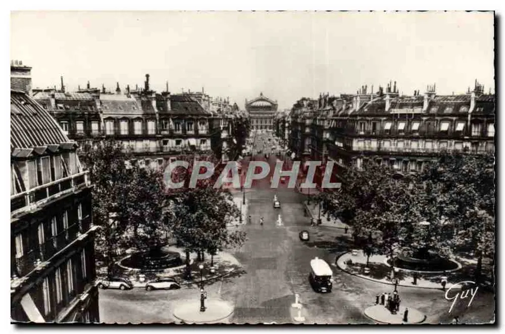 Avenida da Ópera — Paris — Éditions d'Art GUY - Frente