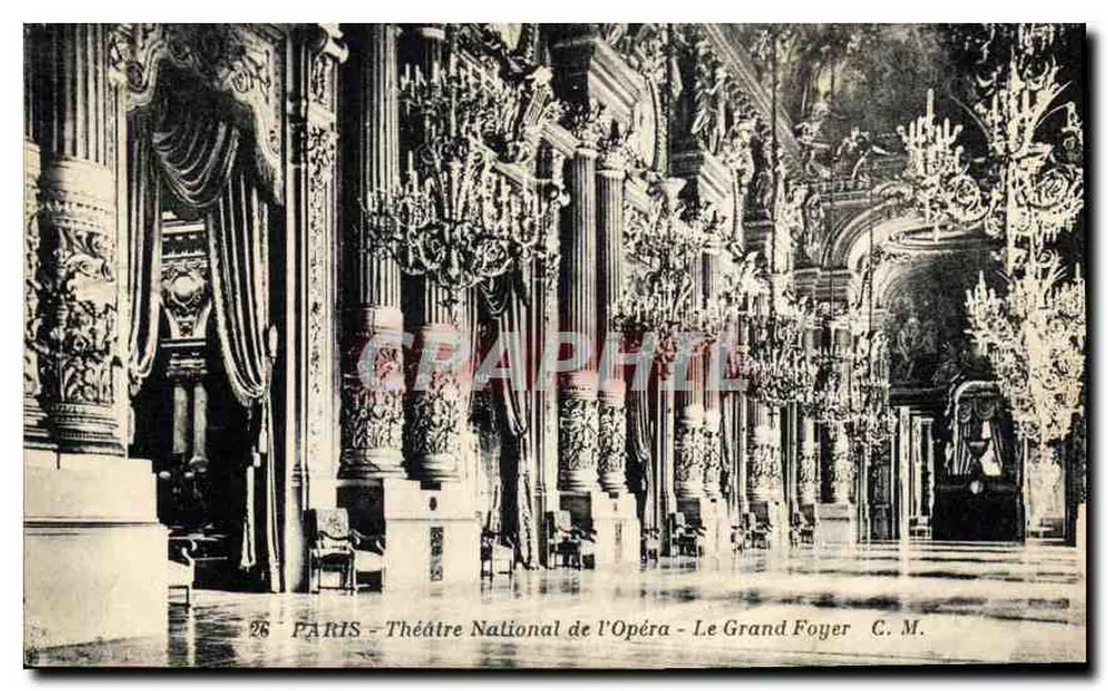 Paris — Nationalopernhaus — Der Große Foyer — C. M. - Vorderseite