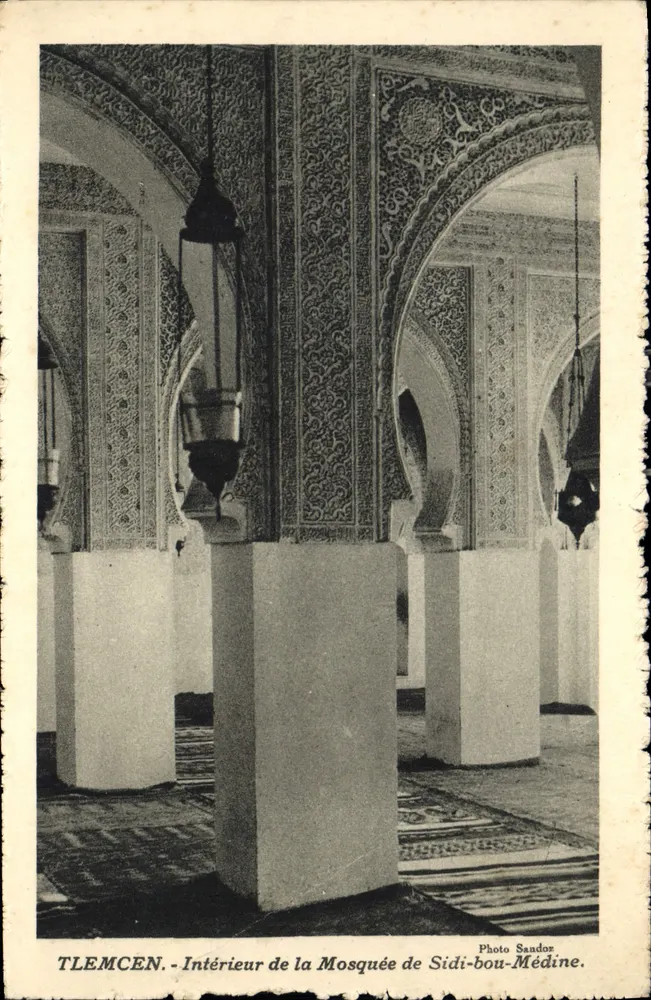 Tlemcen - Innenansicht der Moschee von Sidi-bou-Médine — Foto Sandor - Vorderseite