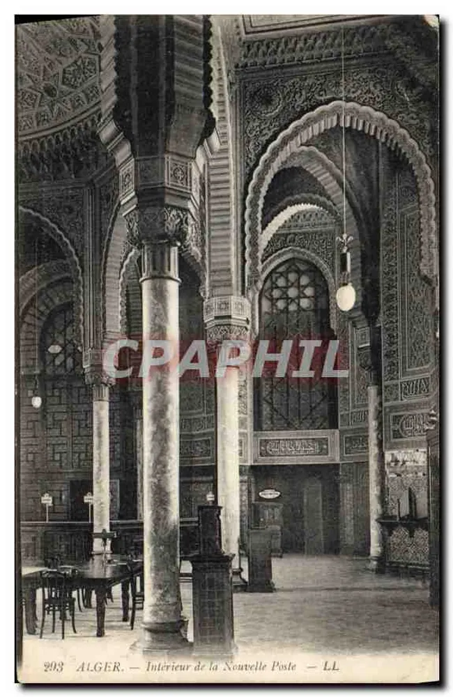 Alger — Interior da Nova Posta — LL n°203 - Frente