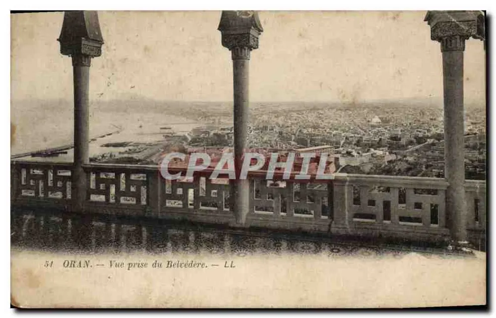 Oran — Vista presa dal Belvedere — LL - Recto