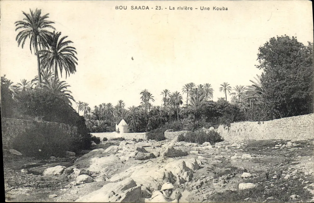 Bou Saada - 23. - O rio - Uma Kouba - Frente