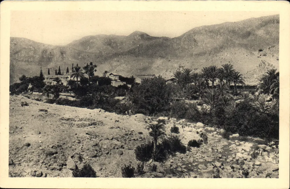 Vila de El-Kantara — vista panorâmica — SPÉCA, n° 3/25 - Frente