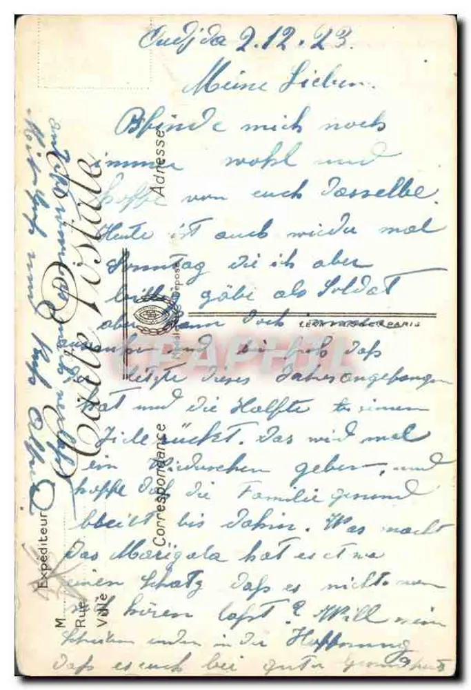 Uma Caravana no Deserto — CENAS E TIPOS — LL. — n° 6082 - Verso
