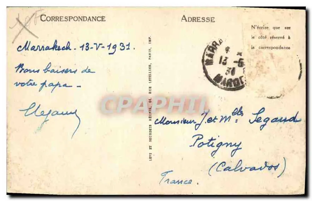 दक्षिण के दृश्य — एलएल — सीन एट टाइप्स, संख्या 6563 - पीछे