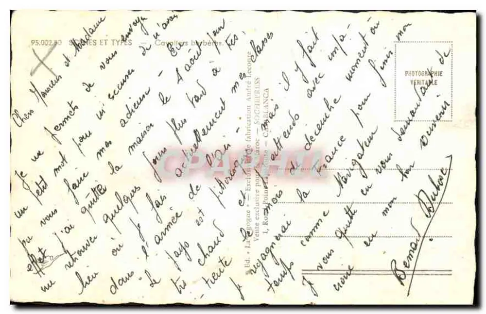 Cavaleiros berberes — Editor La Cigoone, n°95.002 - Verso