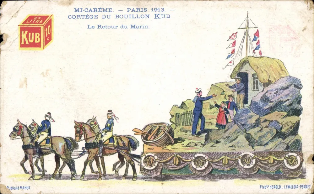 Kortège des Bouillon Kub — Der Rückkehr des Seemanns — Verlag Mahut - Vorderseite
