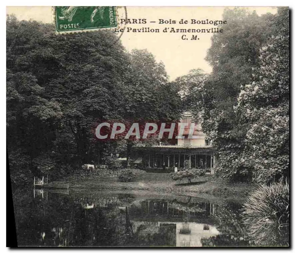 PARIS — Bois de Boulogne — Le Pavillon d'Armenonville — C. M. - Vorderseite