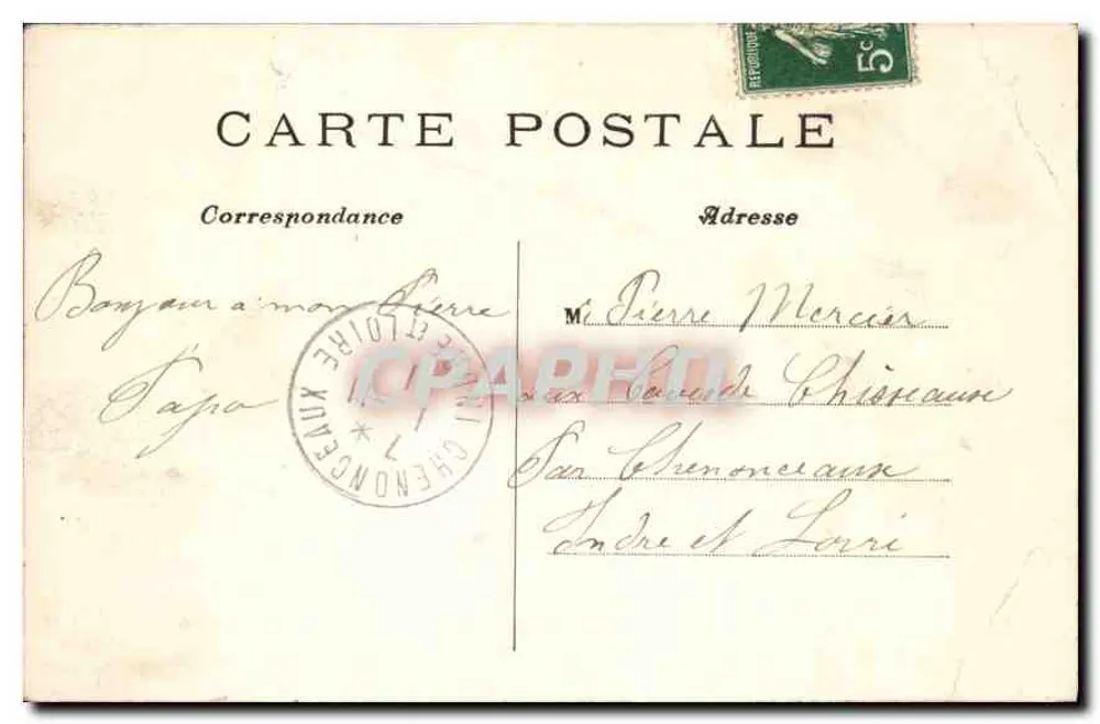 PARIS — Bois de Boulogne — Le Pavillon d'Armenonville — C. M. - Rückseite