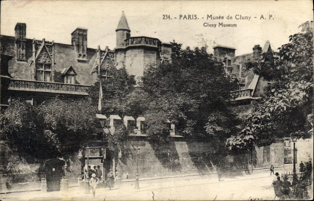 Paris - Museu de Cluny - A.P. 234 - Frente
