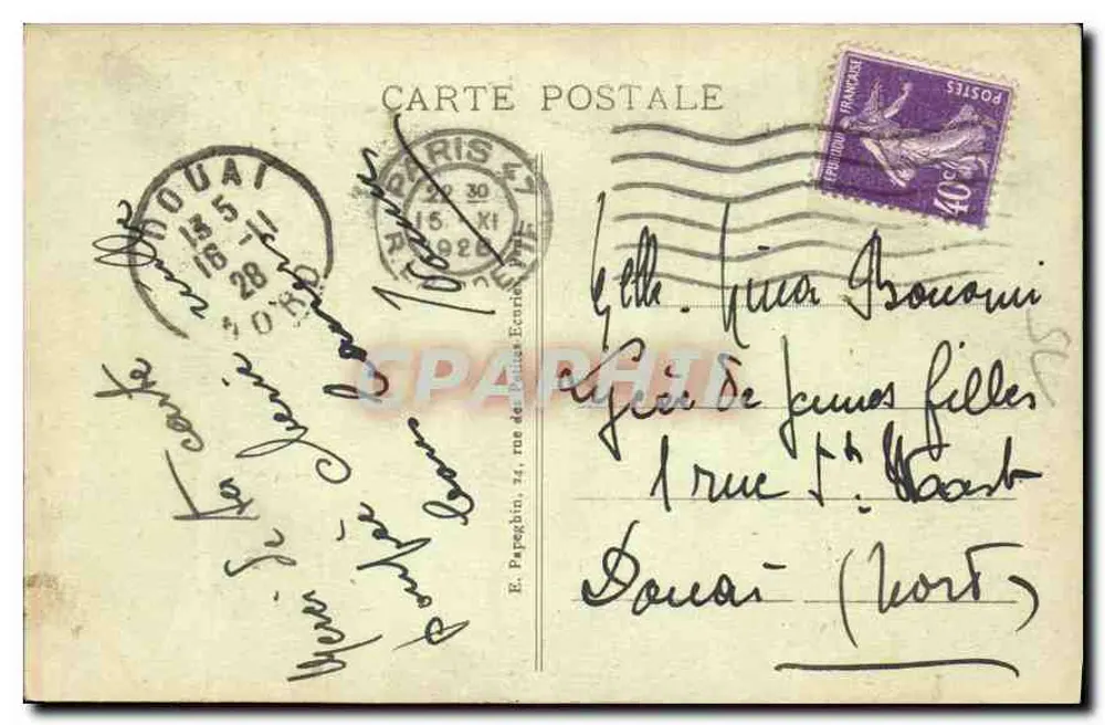Paris - Museu de Cluny - A.P. 234 - Verso