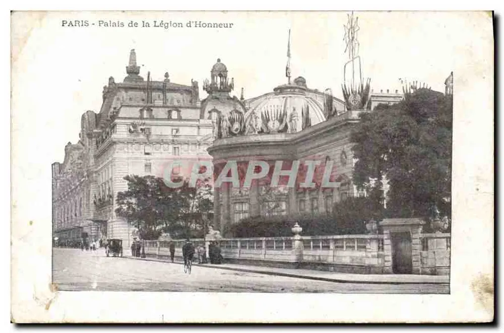 PARIS - Palazzo della Legion d’Onore — editore non visibile - Recto