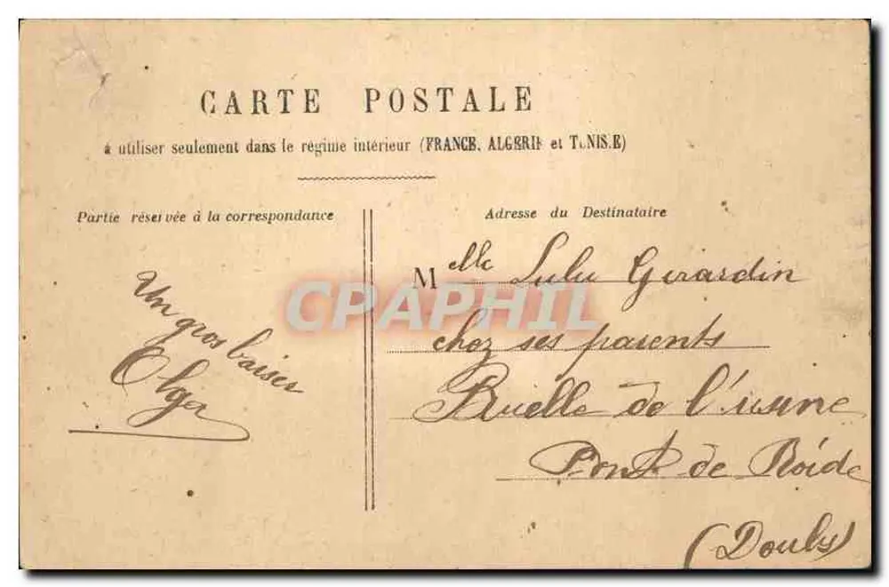 PARIS - Palazzo della Legion d’Onore — editore non visibile - Verso